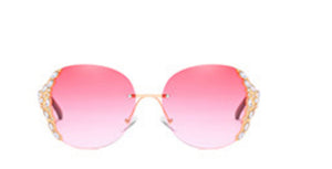 Women sunglasses w/ diamond accent