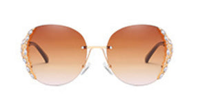 Women sunglasses w/ diamond accent